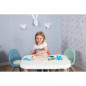 Smoby - Kid Table - Mobilier pour Enfant - Des 18 Mois - Interieur et Exterieur - Blanc