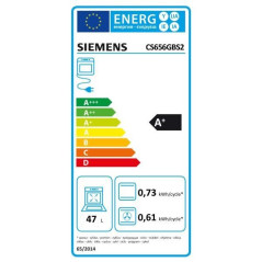 Siemens FOUR VAPEUR ECOCLEAN DIRECT 47L INOX SIEMENS - CS656GBS2