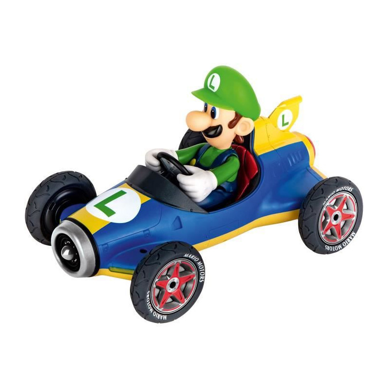 Voiture radiocommandee Mario Kart Mach 8 - Luigi - Carrera RC