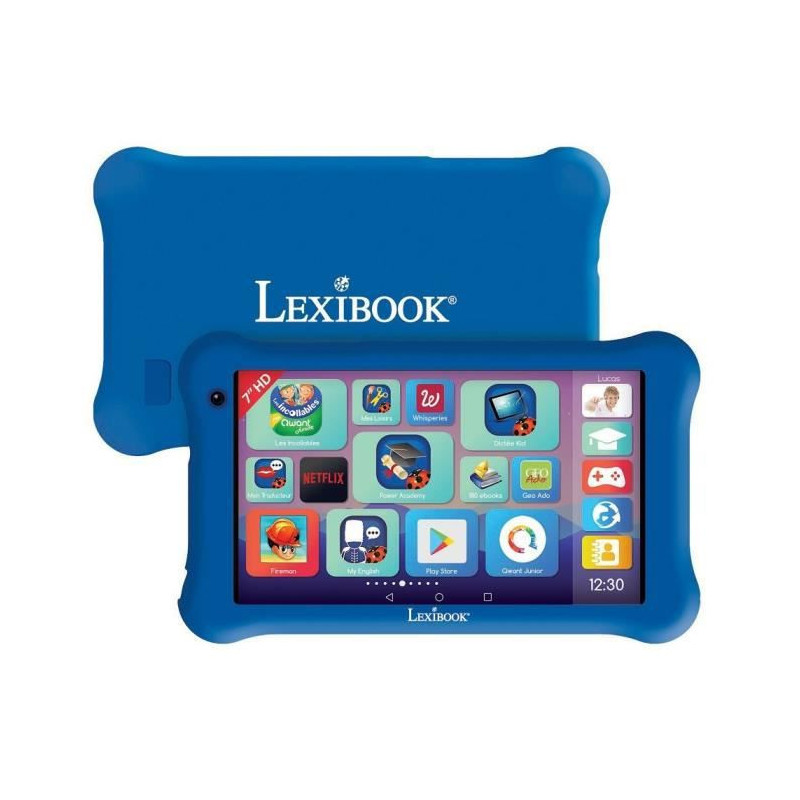 LEXIBOOK - LexiTab  Master 7 - Contenu educatif, interface personnalisee et housse de protection version FR