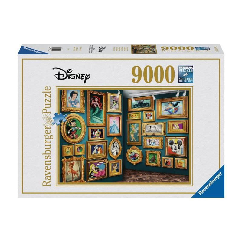 DISNEY Puzzle 9000 pieces - Le musee Disney - Ravensburger - Puzzle adultes - Des 14 ans