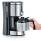 CAFETIERE ISOTHERME 1000W 1,4L NOIR INOX SEVERIN - 4845