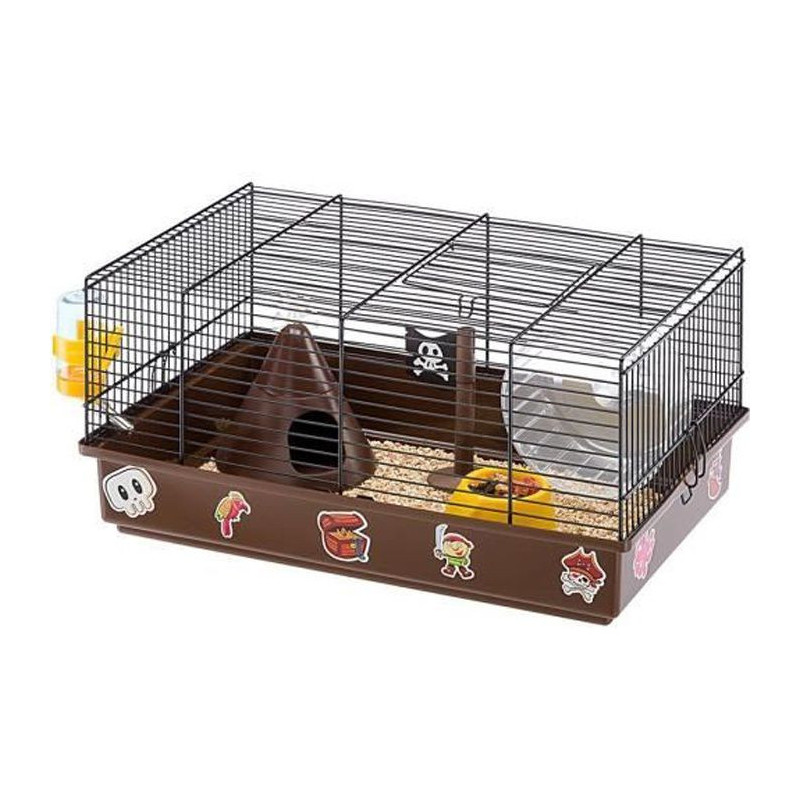 FERPLAST Cage CRICETI 9 ludique pour hamsters - Theme Pirates