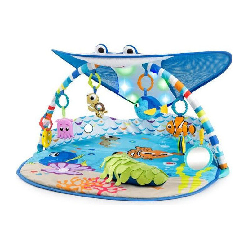 DISNEY BABY Tapis dEveil le Monde de Nemo Mr. Ray Ocean Lights, Lumieres et Plus de 20 minutes de Melodies, jouets