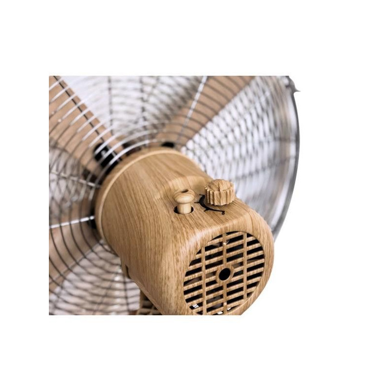 Ventilateur de table 30cm de diamètre, Tendance 2019 design bois, Struc EWT - WOODAIRF