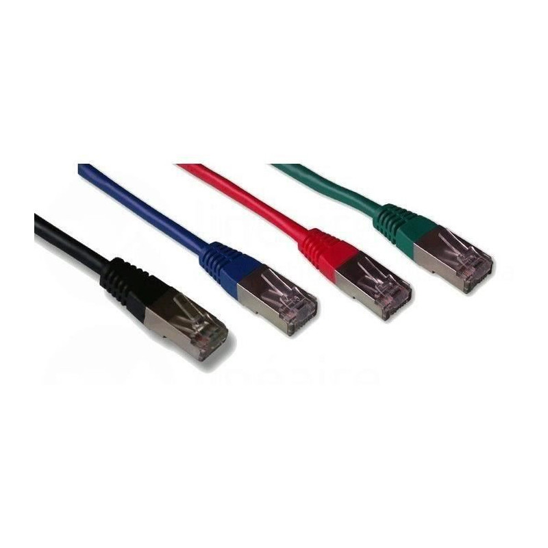 LINEAIRE KITPC6A Pack 4 cables RJ45 Cat.6 - 0,5m