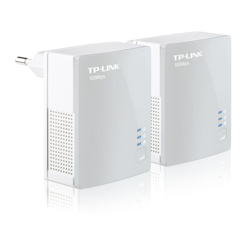 TP-Link TL-PA4010 KIT kit de 2 CPL 500 Mbps avec 1 Port Ethernet - Solution ideale pour profiter du service Multi-TV a la maison