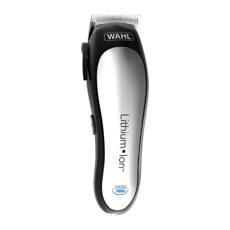 Tondeuse cheveux Lithium Ion Clipper - WAHL 79600-3116 - 8 guides de coupe 3 mm a 25 mm - Rechargeable