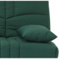 Banquette clic clac 3 places - tissu Vert foret - Style contemporain - L 190 x P 92 cm - DREAM