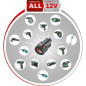 Aspirateur a main sans-fil Bosch - EasyVac 12 Livre avec 1 Batterie, Chargeur et Accessoires
