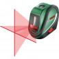 Laser lignes Bosch - UniversalLevel 2 Livre avec piles et poche, portee 10m, mise a niveau auto
