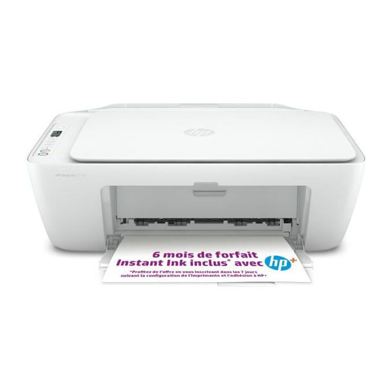 HP Imprimante tout-en-un jet dencre couleur - DeskJet 2710e - Ideal pour la famille  - 6 mois dInstant Ink inclus avec HP+ *