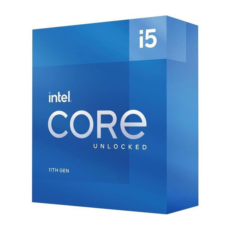 INTEL - Processeur Intel Core i5-11600KF - 6 coeurs / 4,9 GHz - Socket 1200 - 125W