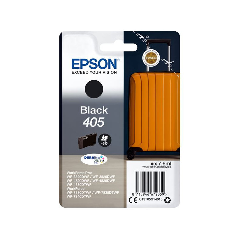Cartouche d encre Epson Valise 405 Noir