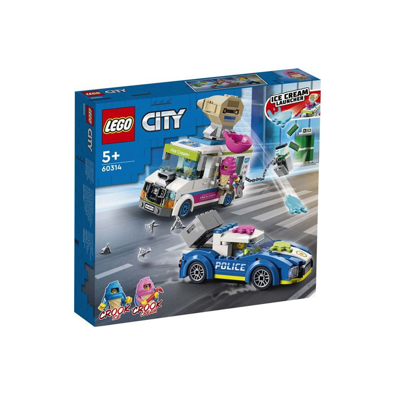 LEGO® City 60314 La course poursuite du camion de glaces