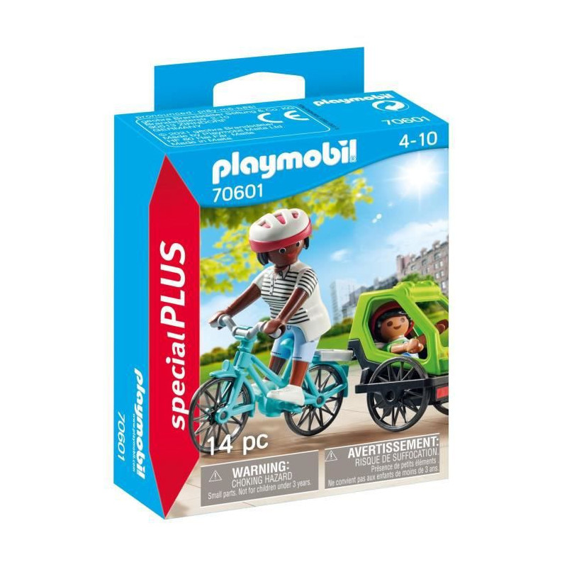 PLAYMOBIL - 70601 - Cyclistes maman et enfant