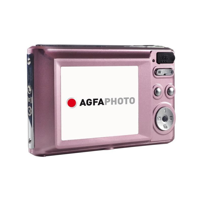 AGFA PHOTO Realishot DC5200 - Appareil Photo Numerique Compact 21 MP, 2.4 LCD, Zoom Digital 8x, Batterie Lithium Rose