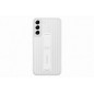 Coque renforcée Fonction stand pour Samsung Galaxy S22+ Blanc