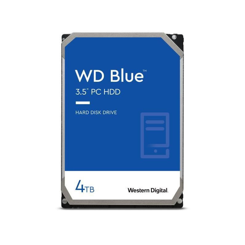 WD BlueTM - Disque dur Interne - 4To - 5400 tr/min - 3.5 WD40EZAZ