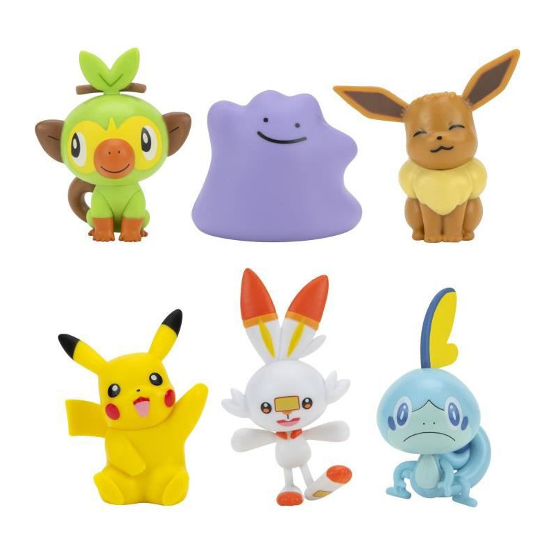 Bandai - Pack de 6 figurines