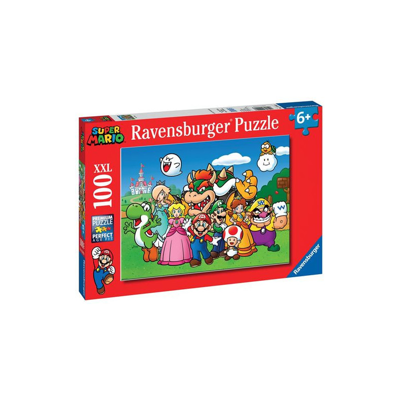 Puzzle 100 pièces XXL Ravensburger Super Mario Fun