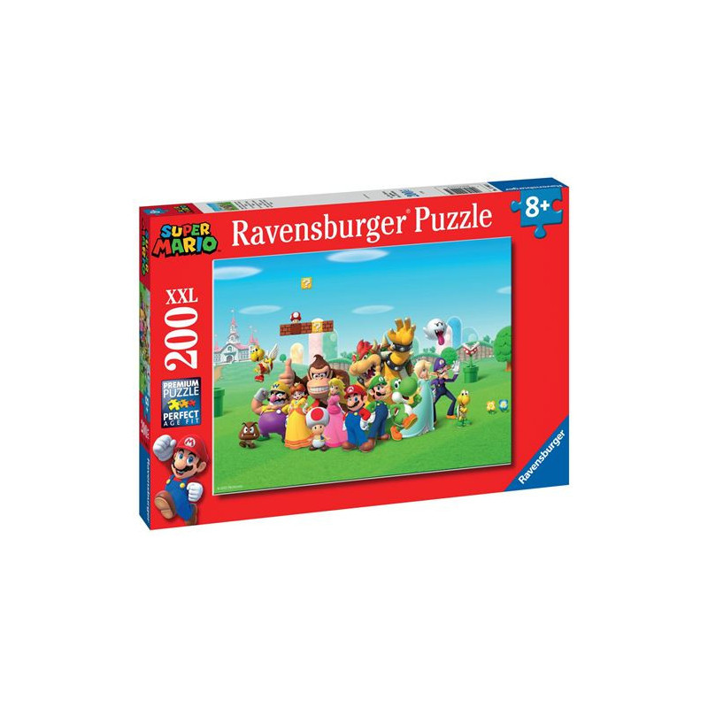 Puzzle 200 pièces XXL Ravensburger Les aventures de Super Mario