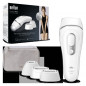 Braun Silk.expert Pro 3 PL3230 - IPL Pour Femme, Epilateur Lumiere Pulsee a Domicile, Blanc/Argent