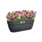 ELHO - Pot de fleurs -  Vibia Campana Easy Hanger Large - Anthracite - Balcon exterieur - L 24.1 x W 46 x H 26.5 cm