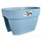 ELHO - Pot de fleurs -  Vibia Campana Flower Bridge 40 - Bleu Vintage - Balcon exterieur - L 26 x W 39 x H 22 cm