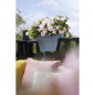 ELHO - Pot de fleurs -  Vibia Campana Flower Bridge 40 - Bleu Vintage - Balcon exterieur - L 26 x W 39 x H 22 cm