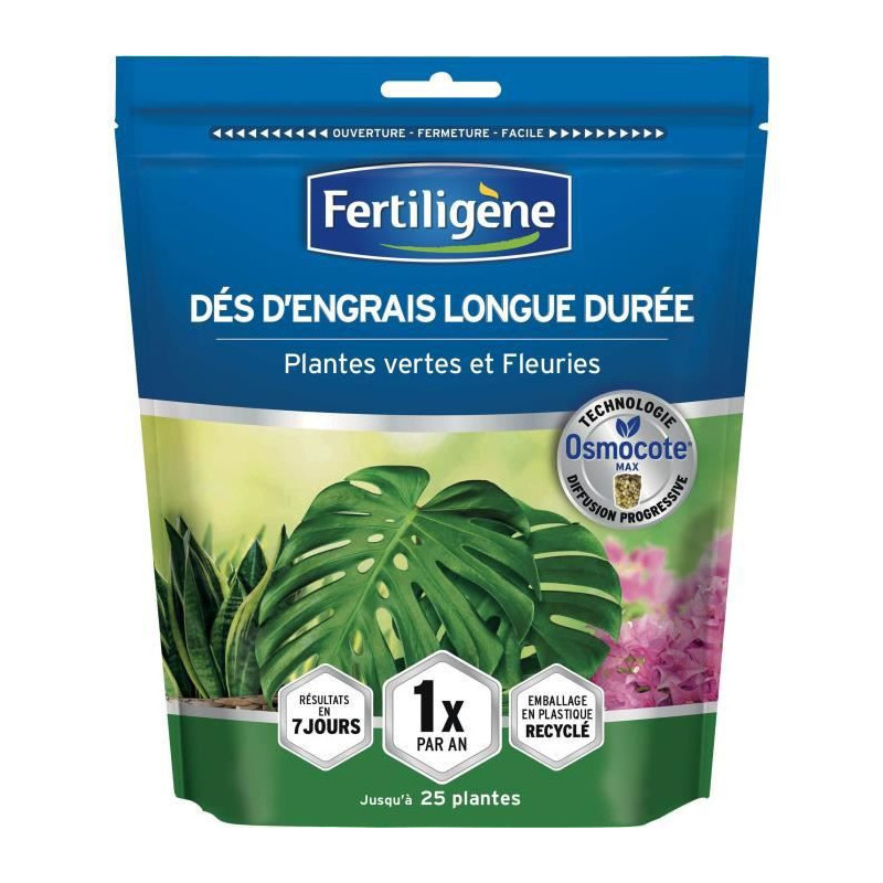 FERTILIGeNE - Des dengrais longue duree Osmocote max Plantes vertes et fleuries 25 des