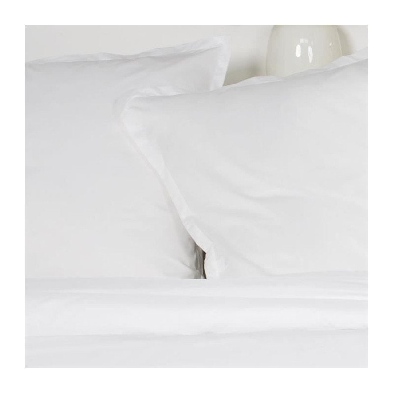 TODAY Gabriel Parure de lit - Coton - 2 personnes - 220 x 240 cm - Uni Blanc