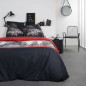 TODAY Parure de lit Coton 2 personnes - 220x240 cm - Imprime Rouge Clem
