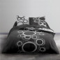 TODAY Tom - Parure de lit - Coton - 2 personnes - 240 x 260 cm - Imprime Gris