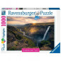 Ravensburger - Puzzle 1000 pieces - La cascade Haifoss, Islande Puzzle Highlights