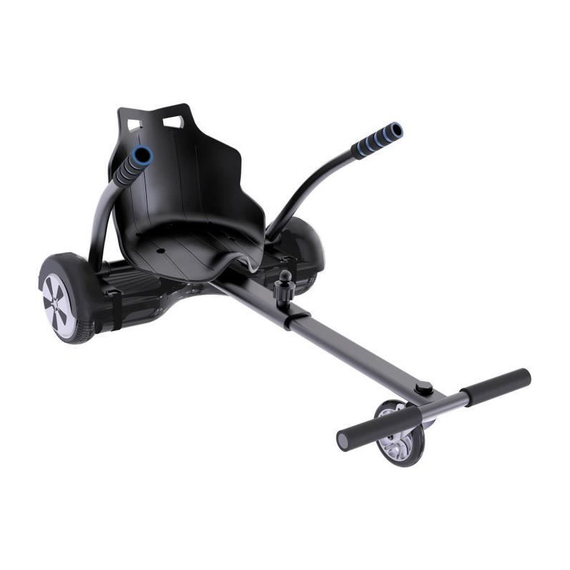 Pack Hoverboard + Kart Pilot - URBANGLIDE - Noir - Roues 6.5 - 550W - 4Ah - Longueur ajustable