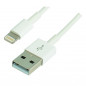 LIGHTNING M / USB M - MFI - 2m - Blanc ERARD - 8336
