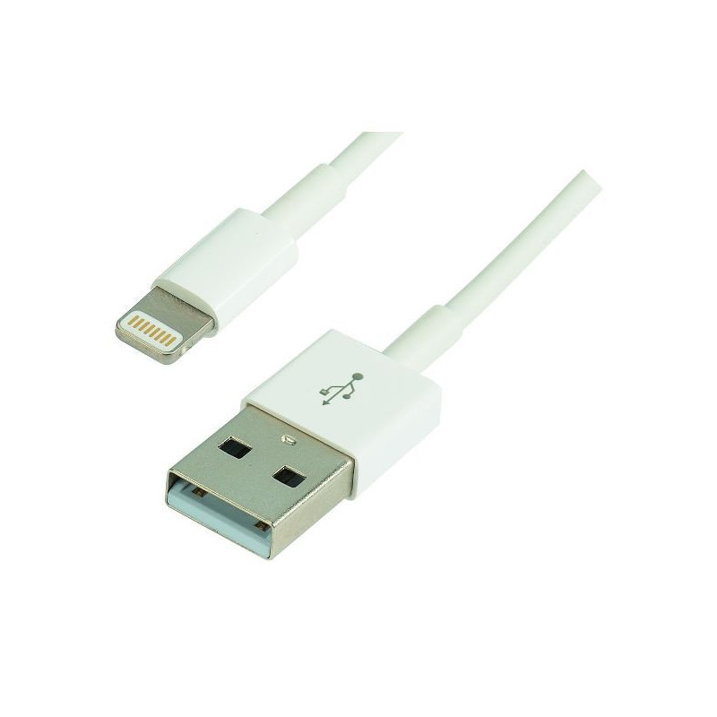 ERARD LIGHTNING M / USB M - MFI - 3m - Blanc ERARD - 8337