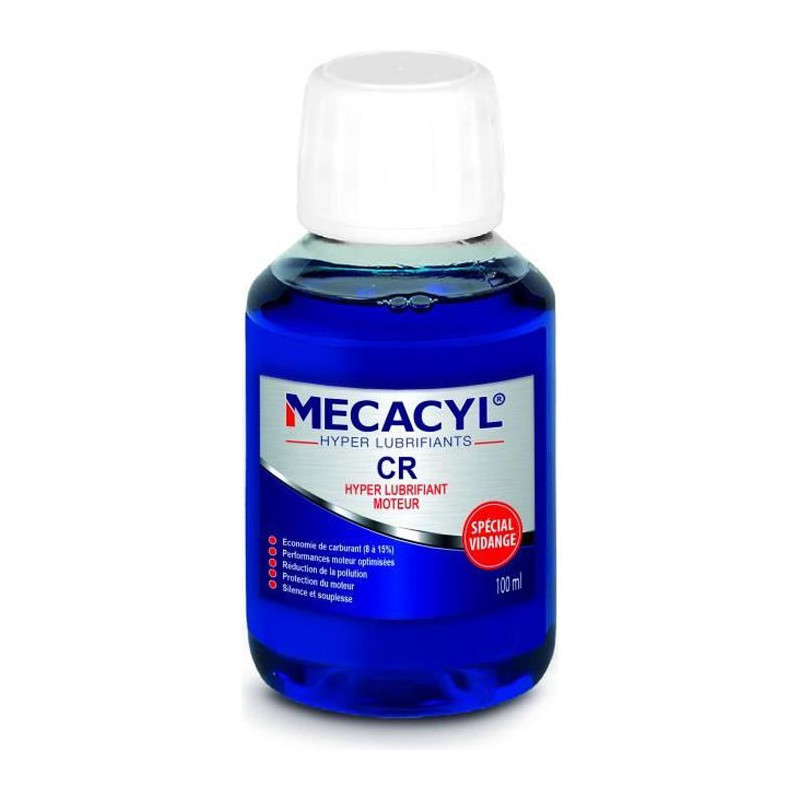 MECACYL CR Hyper-Lubrifiant special vidange tous moteurs - 100ml