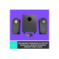 Haut parleurs sans fil Bluetooth Logitech Z407 pour PC Noir