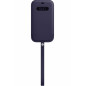Housse en cuir avec MagSafe pour iPhone 12 12Pro Violet profond