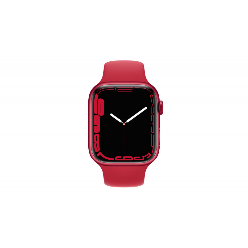 Apple Watch Series 7 GPS + Cellular, boîtier Aluminium (PRODUCT)RED 45mm avec Bracelet Sport (PRODUCT)RED
