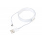 Câble Lightning blanc Apple chargeur iPhone 1m