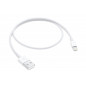 Câble Lightning blanc Apple chargeur iPhone 0,5m