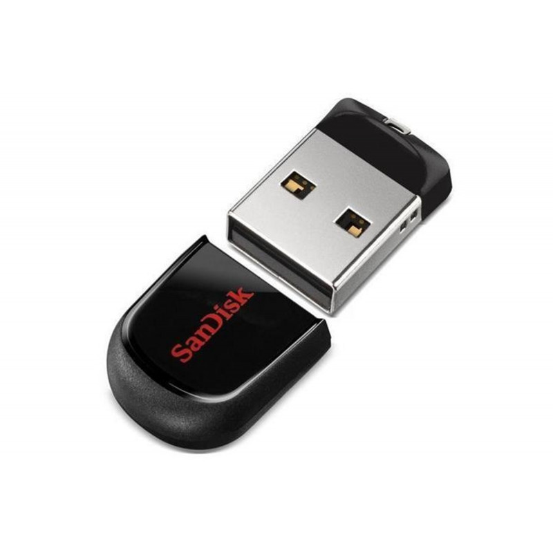Clé USB SanDisk Cruzer Fit V2 64 Go Noir