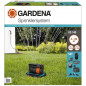 GARDENA Kit arroseur oscillant escamotable OS140 - Surface 140m2 - Portee 15m max - Arrosage rectangulaire - Kit complet - 8221-