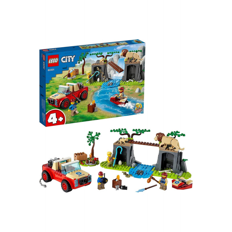 LEGO® City 60301 Le tout terrain de sauvetage des animaux sauvages