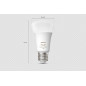 Pack de 2 ampoules connectées Philips Hue White et Color Ambiance E27 75W Blanc