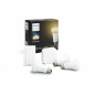 Kit de démarrage Philips Hue White Ambiance 3 ampoules E27 + pont + télécommande