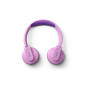 Casque supra aural sans fil Bluetooth pour les enfants Philips TAK4206PK Rose